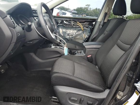 2017 Nissan Rogue SV with VIN KNMAT2MT6HP501697, listed as a Copart auction lot 63013915 with 49,510 mi miles and Salvage title. Bid and sale history available at DreamBid. Image 7.