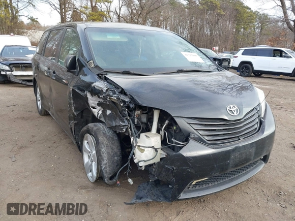 2016 Toyota Sienna L with VIN 5TDZK3DC7GS721298, listed as a IAAI auction lot 41727005 with 169,282 mi miles and . Bid and sale history available at DreamBid. Image 1.