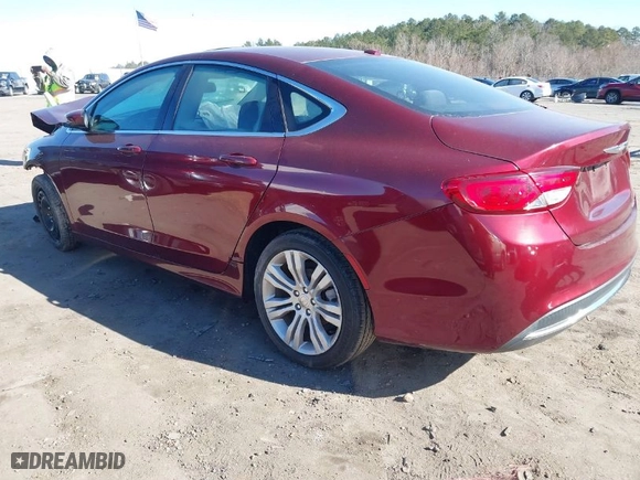 2015 Chrysler 200 Limited with VIN 1C3CCCAB4FN568063, listed as a IAAI auction lot 41353559 with 116,816 mi miles. Bid and sale history available at carsss.com. Image 3.