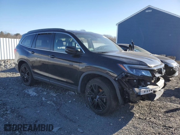 2022 Honda Pilot Special Edition with VIN 5FNYF6H25NB000434, listed as a Copart auction lot 46040285 with 65,445 mi miles and Salvage Title. Bid and sale history available at carsss.com. Image 4.