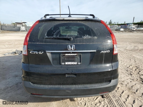 2013 Honda CR-V EX-L with VIN 2HKRM4H77DH662722, listed as a Copart auction lot 41913925 with 133,057 mi miles and Salvage Title. Bid and sale history available at carsss.com. Image 6.