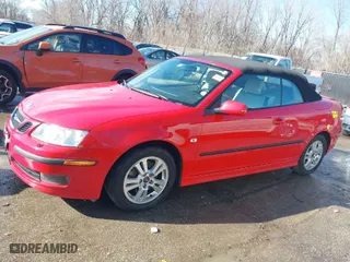 2006 Saab 9-3 with VIN YS3FD79YX66008055, listed as a IAAI auction lot 41445458 with NaN miles. Bid and sale history available at carsss.com. Image 14.
