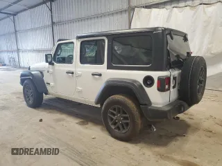 2024 Jeep Wrangler Sport S with VIN 1C4PJXDN1RW329424, listed as a Copart auction lot 61502455 with 20,426 mi miles and Clean title. Bid and sale history available at DreamBid. Image 2.