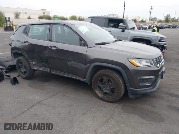 2018 Jeep Compass Sport with VIN 3C4NJCAB6JT502651, listed as a IAAI auction lot 42100724 with 84,238 mi miles and . Bid and sale history available at DreamBid. Image 13.