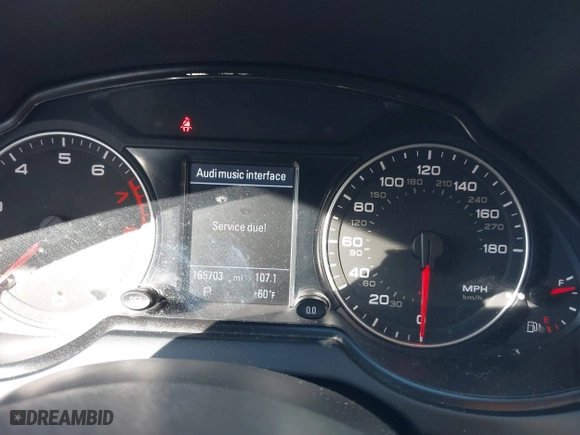 2011 Audi Q5 3.2L Premium Plus with VIN WA1DKAFP6BA038894, listed as a IAAI auction lot 41731751 with 165,703 mi miles. Bid and sale history available at carsss.com. Image 7.