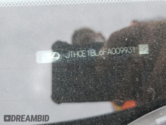 2015 Lexus GS 350 with VIN JTHCE1BL6FA009931, listed as a Copart auction lot 76609264 with Not Provided miles and Salvage Title. Bid and sale history available at DreamBid. Image 13.