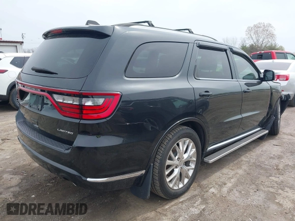 2016 Dodge Durango Limited with VIN 1C4RDHDG9GC480372, listed as a IAAI auction lot 42022764 with 100,091 mi miles and . Bid and sale history available at DreamBid. Image 4.