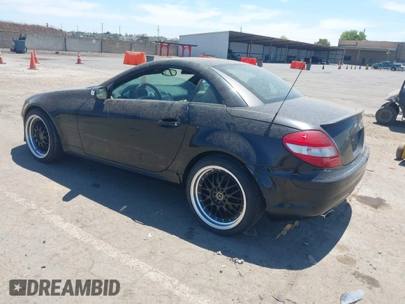 2006 Mercedes-Benz SLK 280 with VIN WDBWK54F86F102148, listed as a IAAI auction lot 42860504 with 128,388 mi miles and . Bid and sale history available at DreamBid. Image 3.