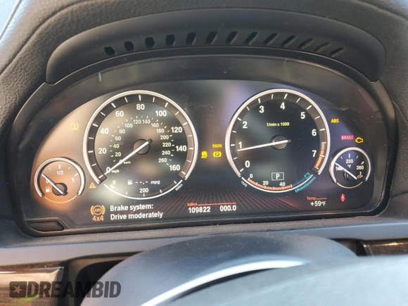 2010 BMW 7 Series 750Li xDrive with VIN WBAKC8C57AC431230, listed as a Copart auction lot 55294635 with 109,822 mi miles and Clean Title. Bid and sale history available at DreamBid. Image 9.