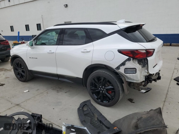 2020 Chevrolet Blazer RS z VIN 3GNKBKRSXLS723913, wystawiony jako Copart lot #49809805 z przebiegiem 51 820 mil mil oraz Szkoda całkowita • Salvage title. Historia ofert i sprzedaży dostępna na DreamBid. Obrazek 2.