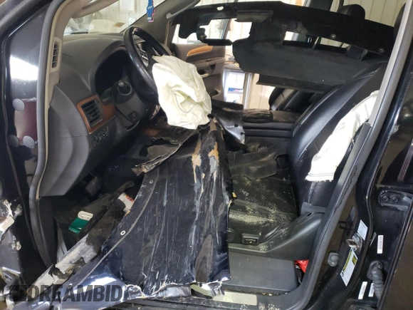 2010 Infiniti QX56 with VIN 5N3ZA0NE9AN905045, listed as a Copart auction lot 41465984 with 144,234 mi miles and Salvage Title. Bid and sale history available at carsss.com. Image 7.