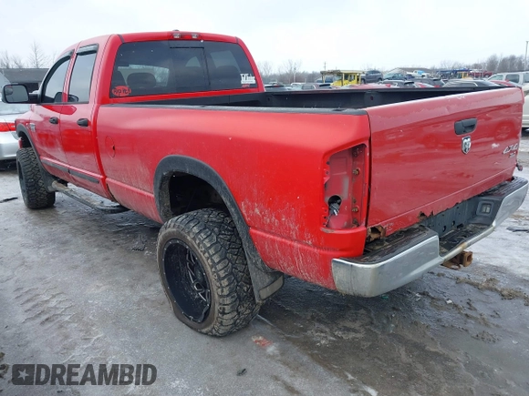2007 Dodge Ram 2500 SLT with VIN 1D7KS28C17J525897, listed as a IAAI auction lot 41552894 with 426,157 mi miles. Bid and sale history available at carsss.com. Image 3.