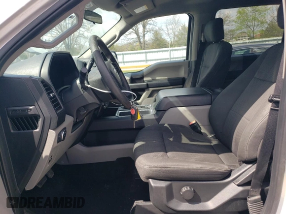 2018 Ford F-150 XL with VIN 1FTEW1C54JKF74723, listed as a Copart auction lot 52547465 with 107,232 mi miles and Salvage title. Bid and sale history available at DreamBid. Image 7.