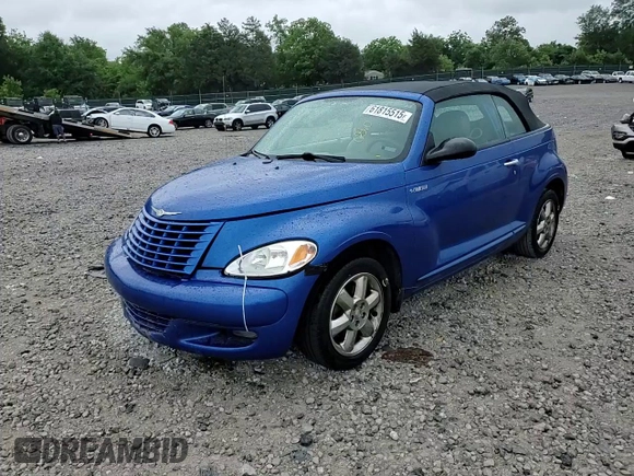 2005 Chrysler PT Cruiser Touring with VIN 3C3AY55E65T501455, listed as a Copart auction lot 61815515 with 123,828 mi miles and Salvage title. Bid and sale history available at DreamBid. Image 13.