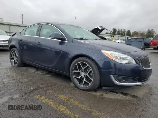 2017 Buick Regal Sport Touring with VIN 2G4GL5EX4H9196496, listed as a Copart auction lot 52762705 with 54,553 mi miles and Salvage Title. Bid and sale history available at DreamBid. Image 4.