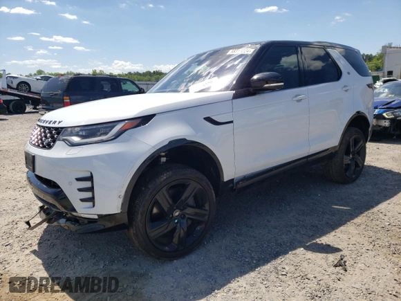 2022 Land Rover Discovery HSE R-Dynamic with VIN SALRM4EU5N2460693, listed as a Copart auction lot 58313224 with 38,814 mi miles and Salvage Title. Bid and sale history available at carsss.com. Image 1.