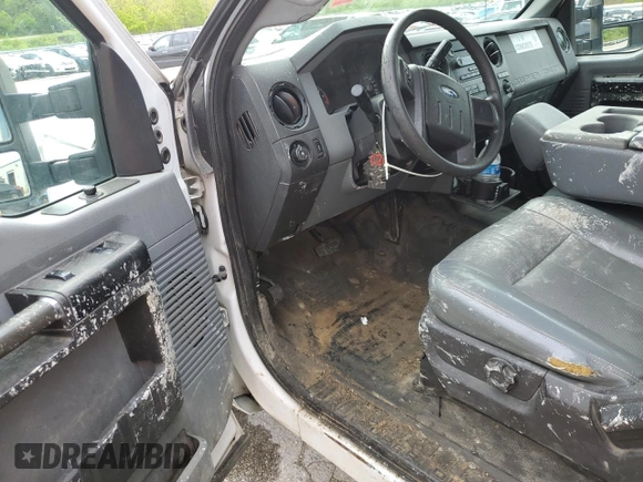 2015 Ford F-250 XLT with VIN 1FT7X2A65FED63415, listed as a Copart auction lot 55132515 with 227,269 mi miles and Salvage title. Bid and sale history available at DreamBid. Image 8.