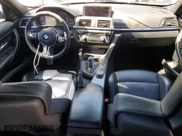 2015 BMW M3 with VIN WBS3C9C57FP806264, listed as a Copart auction lot 49001273 with 68,640 mi miles. Bid and sale history available at carsss.com. Image 8.