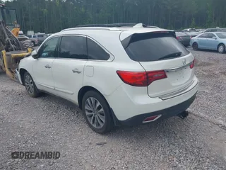 2014 Acura MDX Technology with VIN 5FRYD4H40EB022755, listed as a IAAI auction lot 42114240 with Not provided miles and . Bid and sale history available at DreamBid. Image 3.