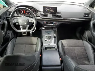 2018 Audi SQ5 Premium Plus with VIN WA1A4AFY3J2015507, listed as a Copart auction lot 75185954 with 71,386 mi miles and Salvage Title. Bid and sale history available at DreamBid. Image 8.