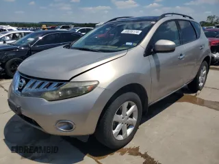 2009 Nissan Murano SL with VIN JN8AZ18U69W028777, listed as a Copart auction lot 58636174 with 193,767 mi miles and Salvage Title. Bid and sale history available at carsss.com. Image 1.