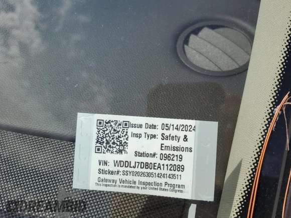 2014 Mercedes-Benz CLS-Class CLS 550 with VIN WDDLJ7DB0EA112089, listed as a Copart auction lot 60256514 with 109,974 mi miles and Salvage Title. Bid and sale history available at carsss.com. Image 14.