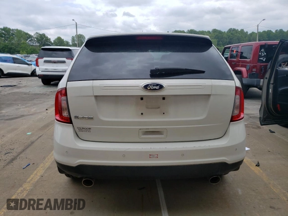 2013 Ford Edge SE with VIN 2FMDK3GC6DBB05350, listed as a Copart auction lot 59373375 with 123,339 mi miles and Salvage title. Bid and sale history available at DreamBid. Image 6.