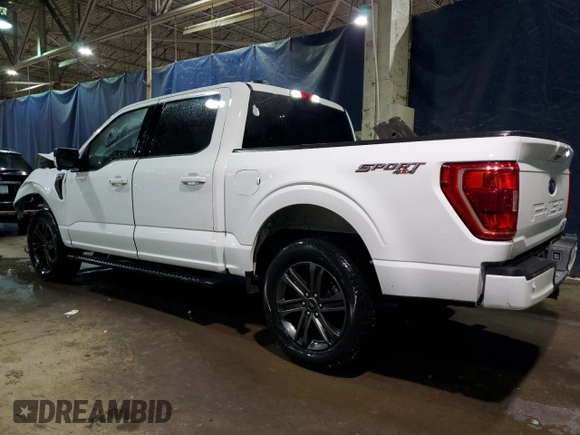 2021 Ford F-150 XL with VIN 1FTFW1E88MFA57935, listed as a Copart auction lot 85996144 with 33,058 mi miles and Salvage Title. Bid and sale history available at carsss.com. Image 2.