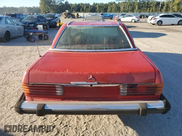 1979 Mercedes-Benz SL with VIN 10704412056368, listed as a Copart auction lot 76624824 with 51,488 mi miles and Clean title. Bid and sale history available at DreamBid. Image 6.