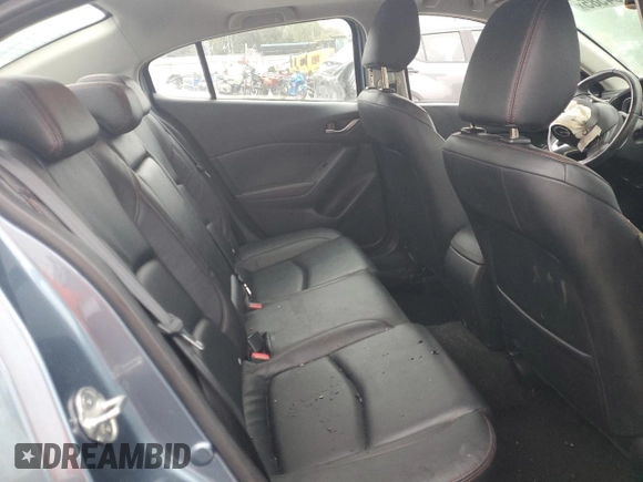 2014 Mazda 3 i Grand Touring with VIN JM1BM1W77E1172938, listed as a Copart auction lot 53194585 with 106,654 mi miles and Salvage Title. Bid and sale history available at DreamBid. Image 10.