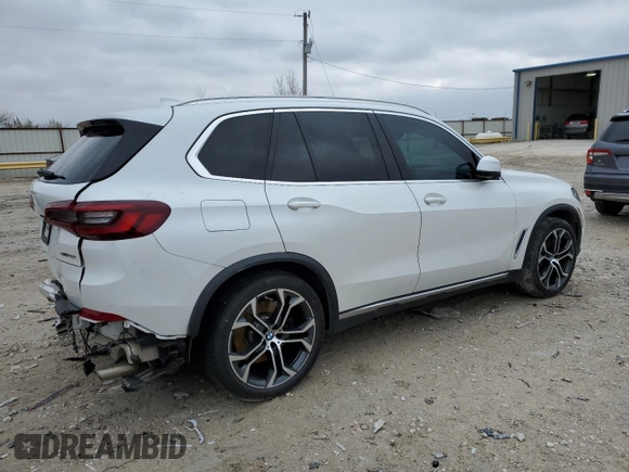 2020 BMW X5 sDrive40i with VIN 5UXCR4C09L9C45466, listed as a Copart auction lot 38564833 with 0 mi miles. Bid and sale history available at carsss.com. Image 3.