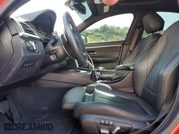 2017 BMW 4 Series 430i xDrive with VIN WBA4F9C54HG439603, listed as a Copart auction lot 62525125 with 40,331 mi miles and Salvage title. Bid and sale history available at DreamBid. Image 7.