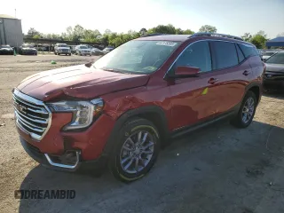 2024 GMC Terrain SLT z VIN 3GKALVEG9RL382709, wystawiony jako Copart lot #52175395 z przebiegiem 7 535 mil mil oraz Szkoda całkowita • Salvage title. Historia ofert i sprzedaży dostępna na DreamBid. Obrazek 1.