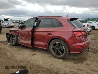 2020 Audi SQ5 Prestige with VIN WA1C4AFY0L2056172, listed as a Copart auction lot 78199674 with 49,800 mi miles and Salvage Title. Bid and sale history available at DreamBid. Image 2.