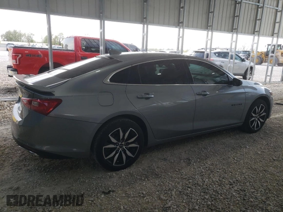 2024 Chevrolet Malibu RS with VIN 1G1ZG5ST1RF141833, listed as a Copart auction lot 53456525 with 17,866 mi miles and Salvage Title. Bid and sale history available at DreamBid. Image 3.