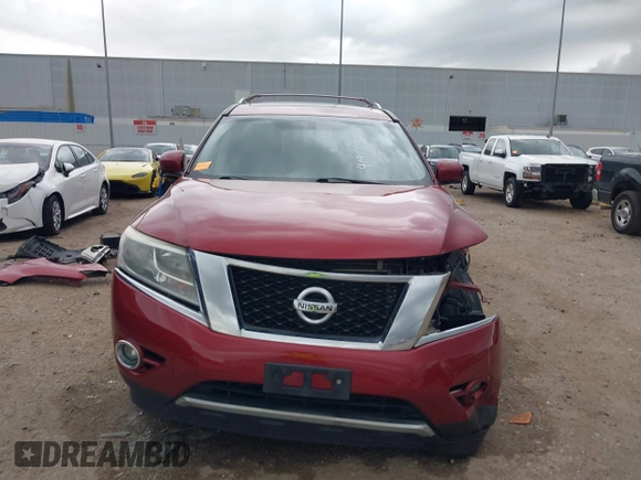 2014 Nissan Pathfinder SV with VIN 5N1AR2MN2EC615825, listed as a IAAI auction lot 41920321 with 167,506 mi miles. Bid and sale history available at carsss.com. Image 13.