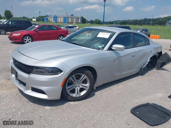 2020 Dodge Charger SXT with VIN 2C3CDXBG5LH106923, listed as a IAAI auction lot 39851203 with NaN miles. Bid and sale history available at carsss.com. Image 2.