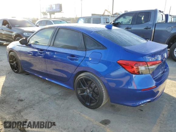 2022 Honda Civic Si with VIN 2HGFE1E51NH471195, listed as a Copart auction lot 77808714 with 24,759 mi miles and Clean Title. Bid and sale history available at DreamBid. Image 2.