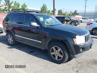 2006 Jeep Grand Cherokee Limited with VIN 1J4HR58N56C184357, listed as a IAAI auction lot 42385736 with 144,426 mi miles and . Bid and sale history available at DreamBid. Image 1.