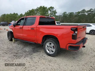 2020 Chevrolet Silverado 1500 Custom with VIN 3GCPWBEK9LG336880, listed as a Copart auction lot 86697014 with 92,820 mi miles and Salvage Title. Bid and sale history available at carsss.com. Image 2.