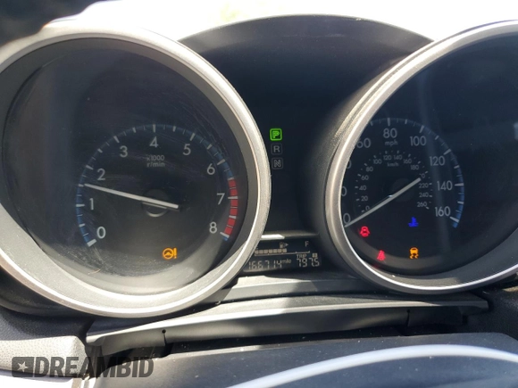 2012 Mazda 3 i Touring with VIN JM1BL1V85C1644077, listed as a Copart auction lot 56778845 with 166,714 mi miles and Salvage title. Bid and sale history available at DreamBid. Image 9.
