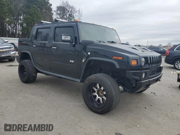 2005 Hummer H2 SUT z VIN 5GRGN22UX5H120312, wystawiony jako Copart lot #43948955 z przebiegiem Nie podano mil oraz Szkoda całkowita • Salvage title. Historia ofert i sprzedaży dostępna na DreamBid. Obrazek 4.