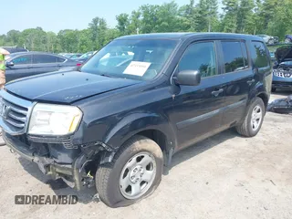 2013 Honda Pilot LX with VIN 5FNYF4H24DB051250, listed as a IAAI auction lot 42433050 with 142,310 mi miles and . Bid and sale history available at DreamBid. Image 2.