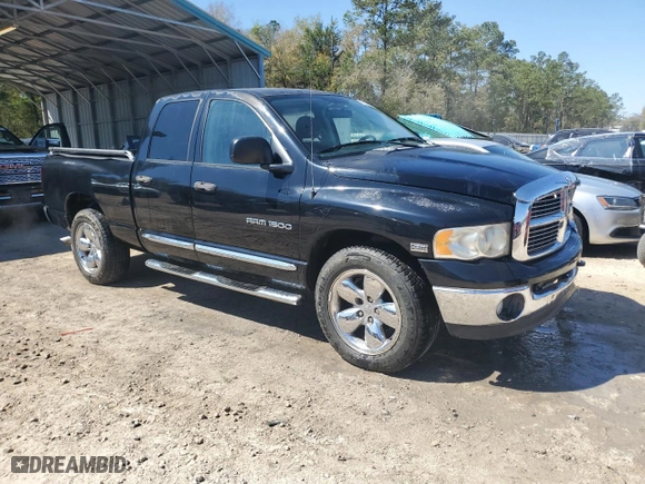 2005 Dodge Ram 1500 SLT with VIN 1D7HA18DX5S284462, listed as a Copart auction lot 49988125 with 188,911 mi miles and Salvage Title. Bid and sale history available at carsss.com. Image 4.