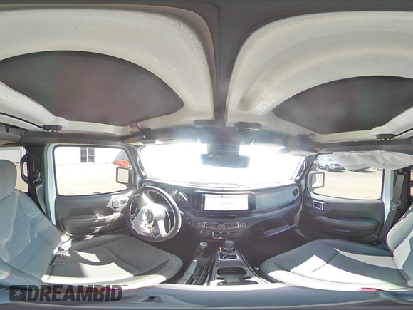2024 Jeep Wrangler Sahara with VIN 1C4PJXEN7RW297948, listed as a Copart auction lot 54656795 with 12,292 mi miles and Salvage title. Bid and sale history available at DreamBid. Image 15.