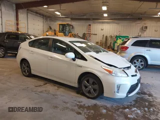 2013 Toyota Prius One with VIN JTDKN3DU7D5625142, listed as a IAAI auction lot 41867328 with 192,827 mi miles. Bid and sale history available at carsss.com. Image 1.