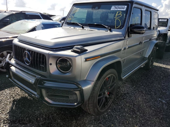 2020 Mercedes-Benz G-Class AMG G 63 with VIN WDCYC7HJ9LX335490, listed as a Copart auction lot 79454444 with NaN miles and Salvage Title. Bid and sale history available at carsss.com. Image 1.