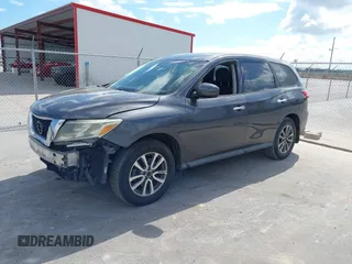 2014 Nissan Pathfinder Platinum with VIN 5N1AR2MN4EC703503, listed as a IAAI auction lot 41544972 with 162,287 mi miles and . Bid and sale history available at DreamBid. Image 2.