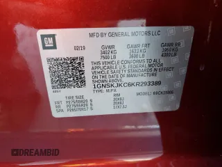 2019 Chevrolet Suburban Premier with VIN 1GNSKJKC6KR293389, listed as a Copart auction lot 77700264 with 49,057 mi miles and Salvage Title. Bid and sale history available at DreamBid. Image 13.