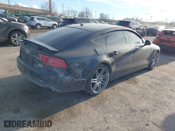 2014 Audi A7 3.0 Prestige with VIN WAU2GAFC6EN030266, listed as a IAAI auction lot 41439486 with 160,917 mi miles. Bid and sale history available at carsss.com. Image 4.